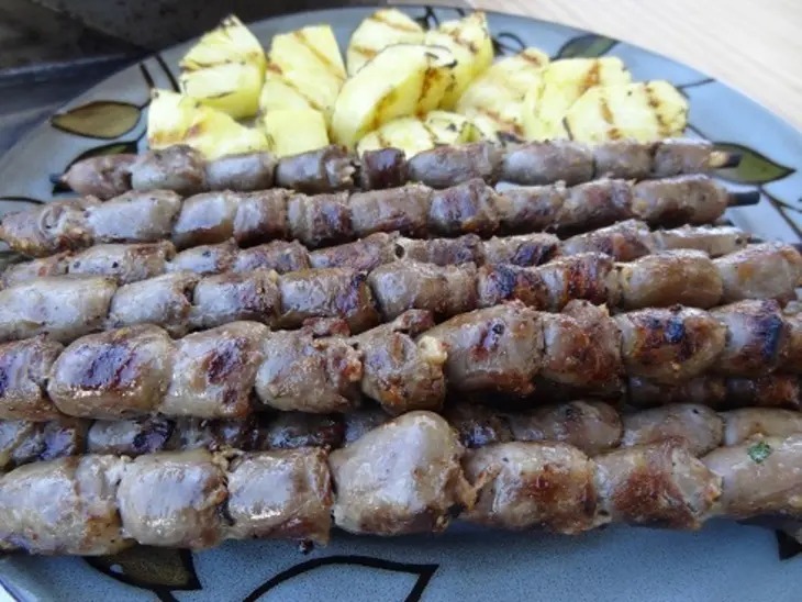 Куриные сердечки на гриле: шаг 8