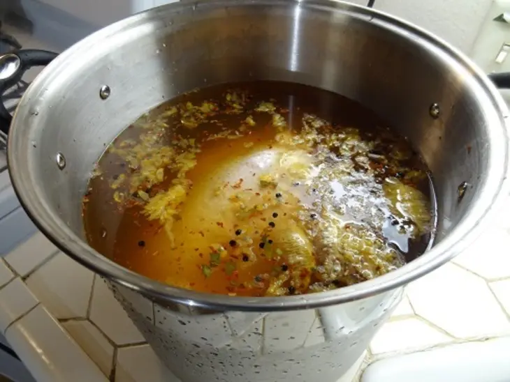 Индейка в маринаде с маракуйей и клюквенным соусом: шаг 6