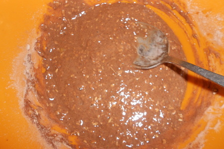 Шоколадно-отрубные пирожные "моментальные": шаг 4