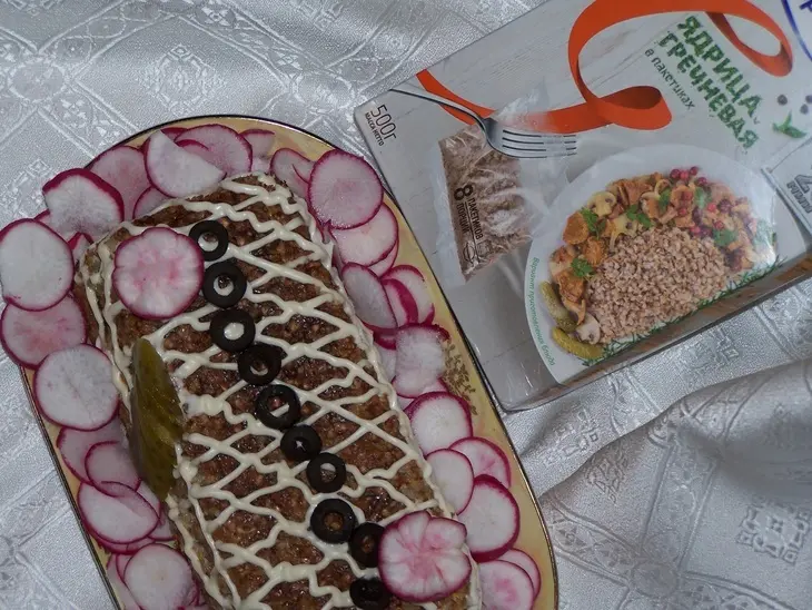 Запеканка из гречки с курицей и грибами за 30 минут: шаг 7