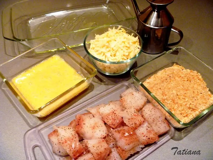 Треска с овощами под сырной корочкой: шаг 3