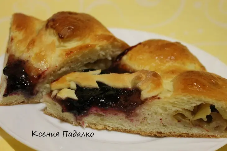 Пирог с яблоками и джемом: шаг 12