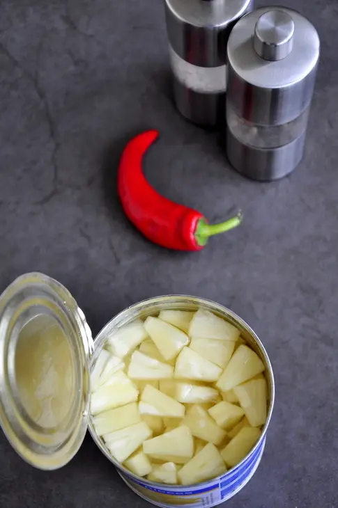Жаркое из утки с ананасом и спаржевой фасолью: шаг 3