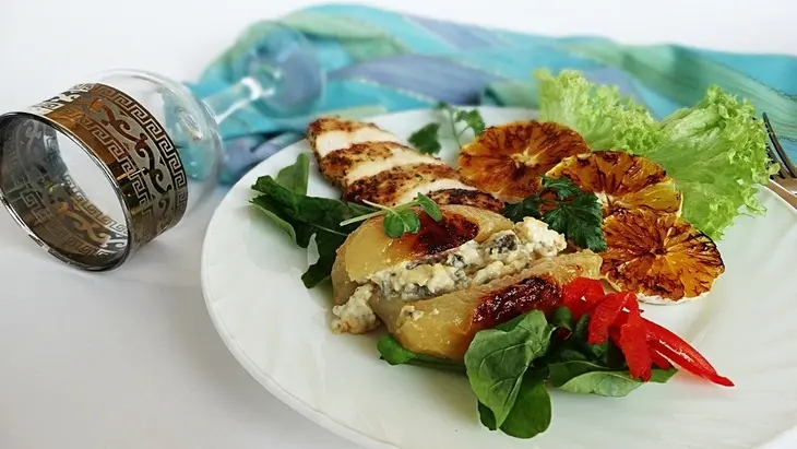 Нежная курочка с грушей: шаг 9