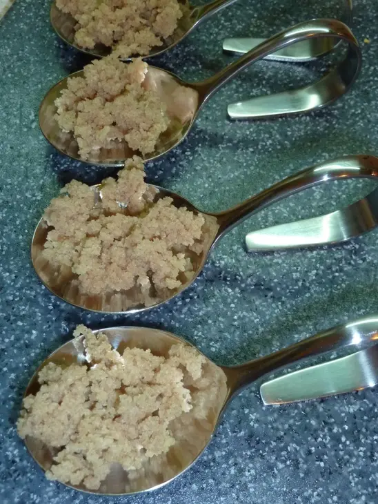 Порционная закуска с сельдью в стиле  amuse bouche: шаг 4