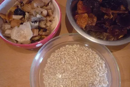 Суп из грибов ассорти: шаг 1