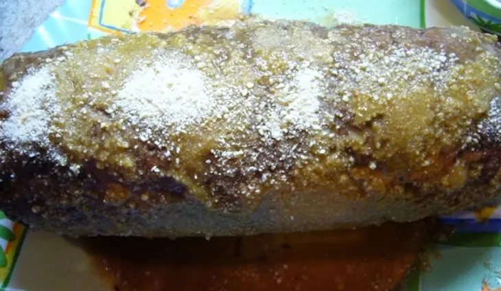 Мясной рулет из двух видов мяса: шаг 9