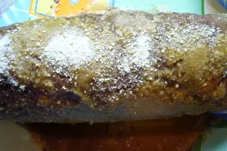 Мясной рулет из двух видов мяса: шаг 9