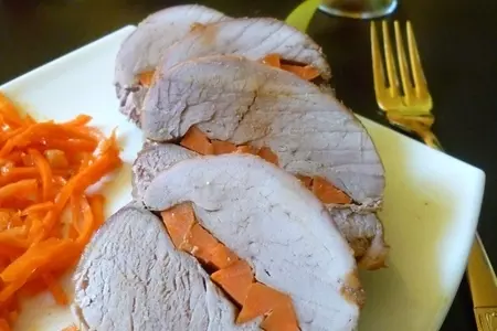 Маринованная свинина в яблочном соке и запечённая в фольге.: шаг 8