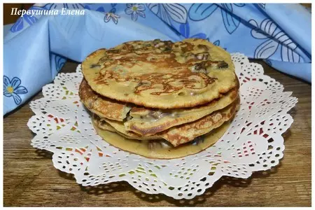 Блины по-датски со свининой и черносливом: шаг 11