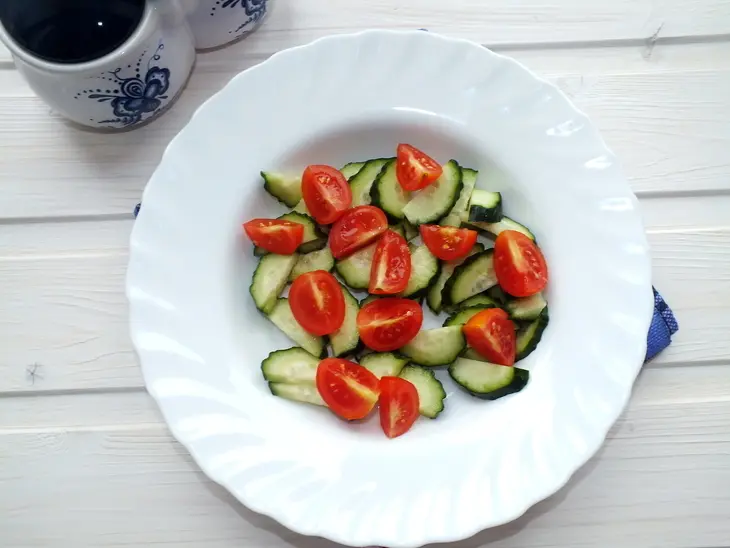 Рисовый салат с овощами: шаг 1