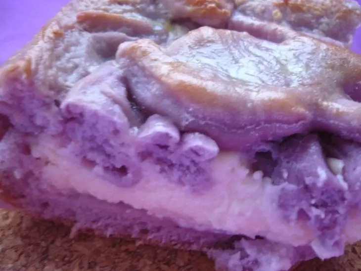 Сиреневый пирог с цветной капустой и сыром: шаг 8