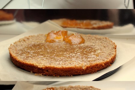 Венский ореховый торт с шоколадной глазурью и апельсиновым джемом: шаг 1