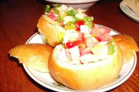 Пицца в "гнeздышке": шаг 3