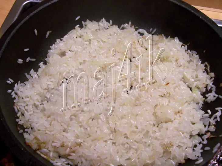 Нежный рис с орешками кешью: шаг 2