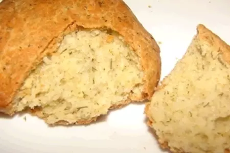 Коржики с укропом к любому супчику: шаг 6