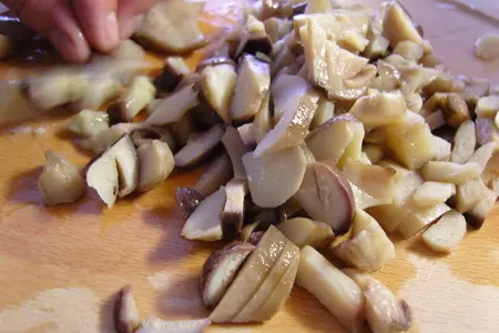 Блинчики с грибами и капустой: шаг 1