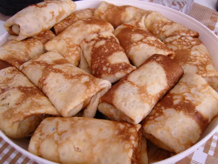 Блинчики с грибами и капустой: шаг 6