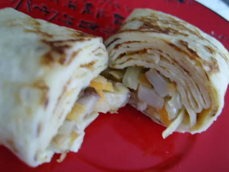 Блинчики с грибами и капустой: шаг 7