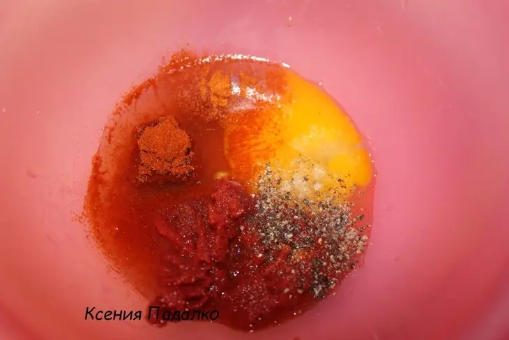 Нежная курица с чесноком и травами, с брокколи в кляре: шаг 4