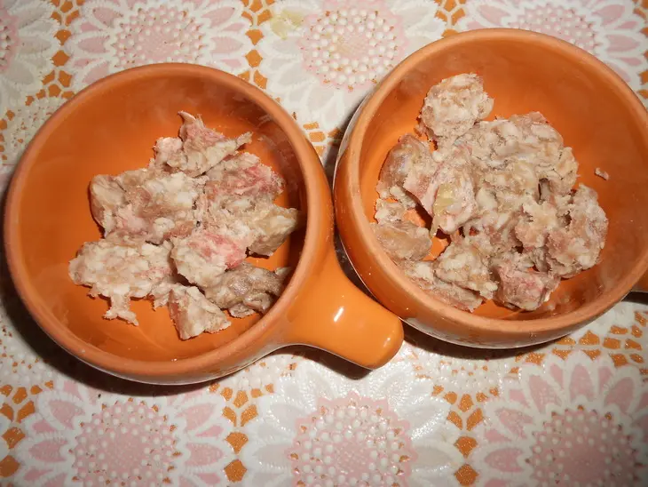 Запеченная гречка с мясом под сырной " шапочкой": шаг 1