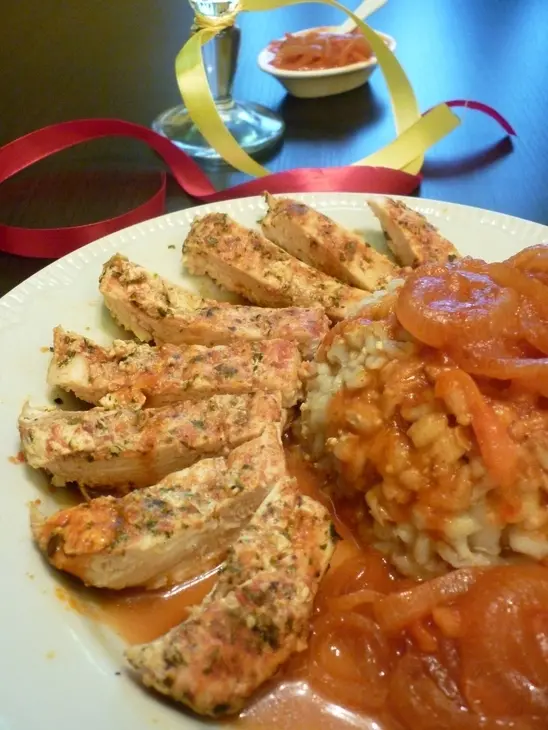 Перловый гарнир к нежной курочке: шаг 8
