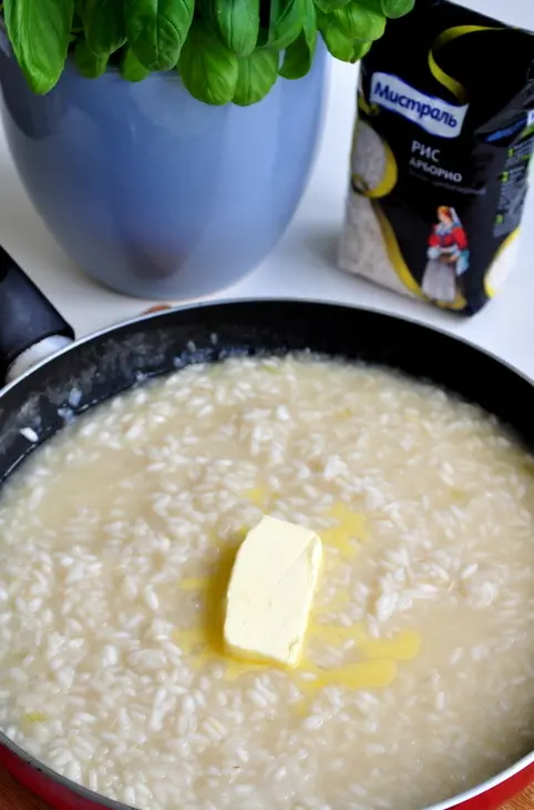 Ризотто с грибами (risotto ai funghi): шаг 5