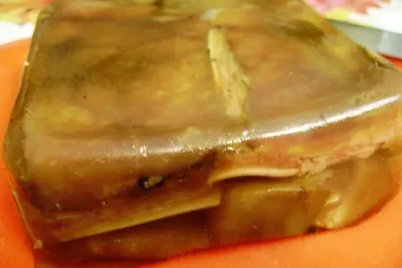 Салат по-китайски с прессованными свиными ушами: шаг 7