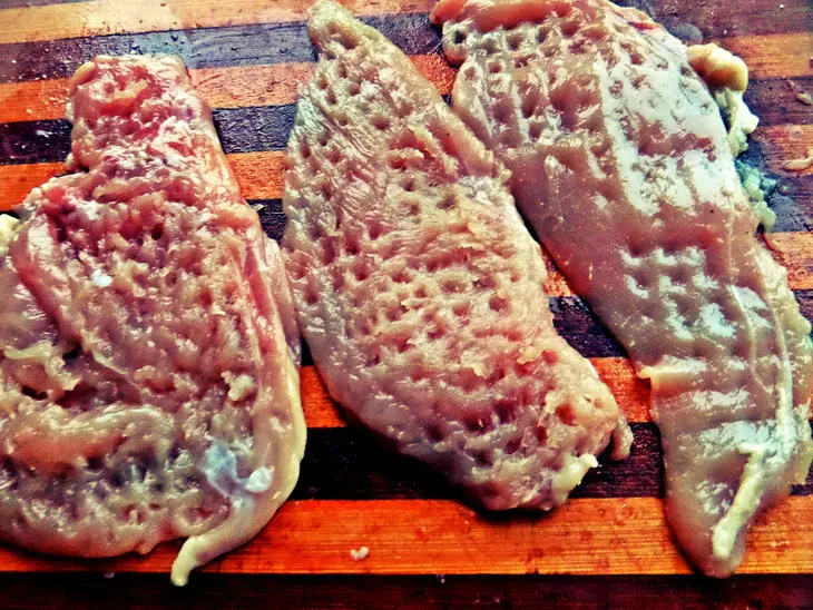 Шампиньоны с фасолью к курочке: шаг 5