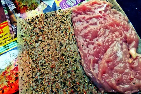 Шампиньоны с фасолью к курочке: шаг 6