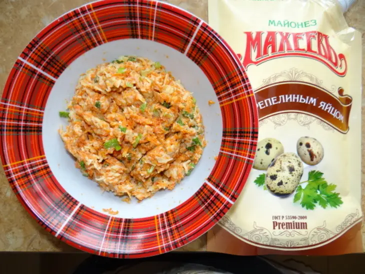 Закусочные тосты с овощами и сардиной: шаг 2