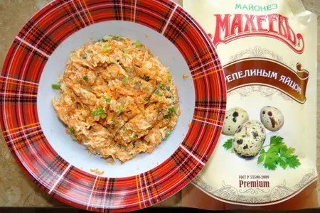 Закусочные тосты с овощами и сардиной: шаг 2