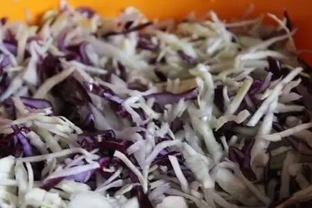 Тушеная капуста с рисом и яблоками: шаг 3