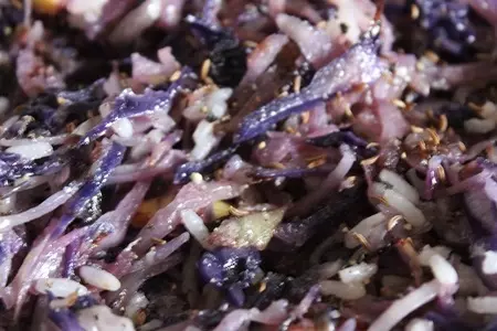 Тушеная капуста с рисом и яблоками: шаг 8
