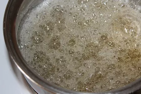 Кукурузные корзиночки с конфитюром и опаленной меренгой: шаг 3