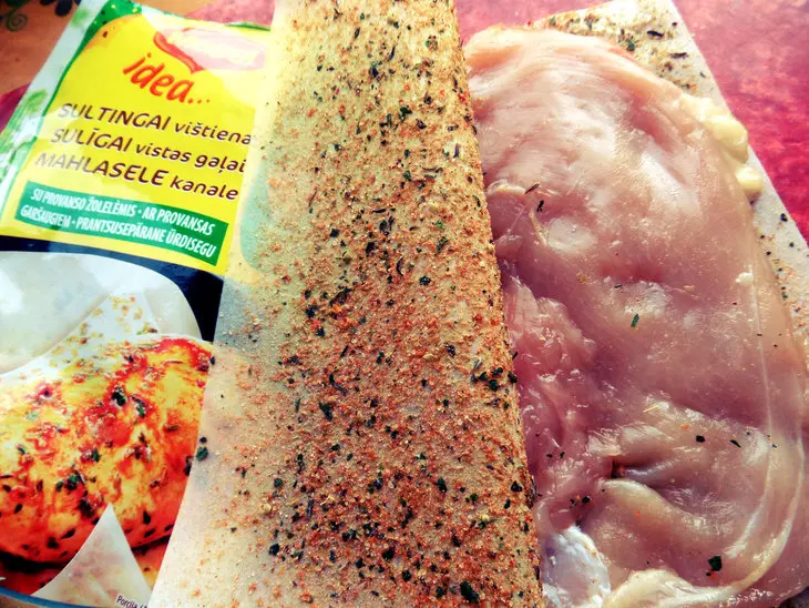 Блинные роллы с курицей и домашним маскарпоне: шаг 2