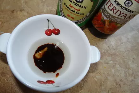 Яркий салат с морскими гребешками и сулугуни: шаг 6