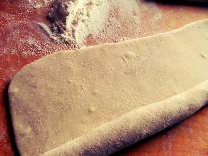 Рождественский венок - закуска с маскарпоне и овощами: шаг 1