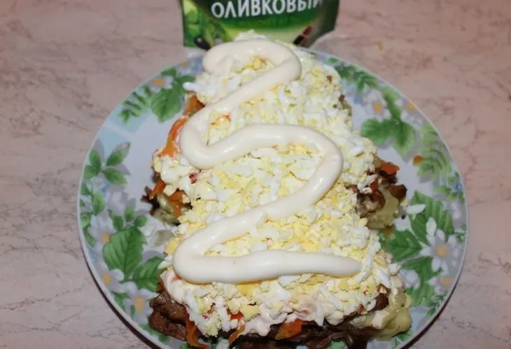 Елочка с лисичками: шаг 6