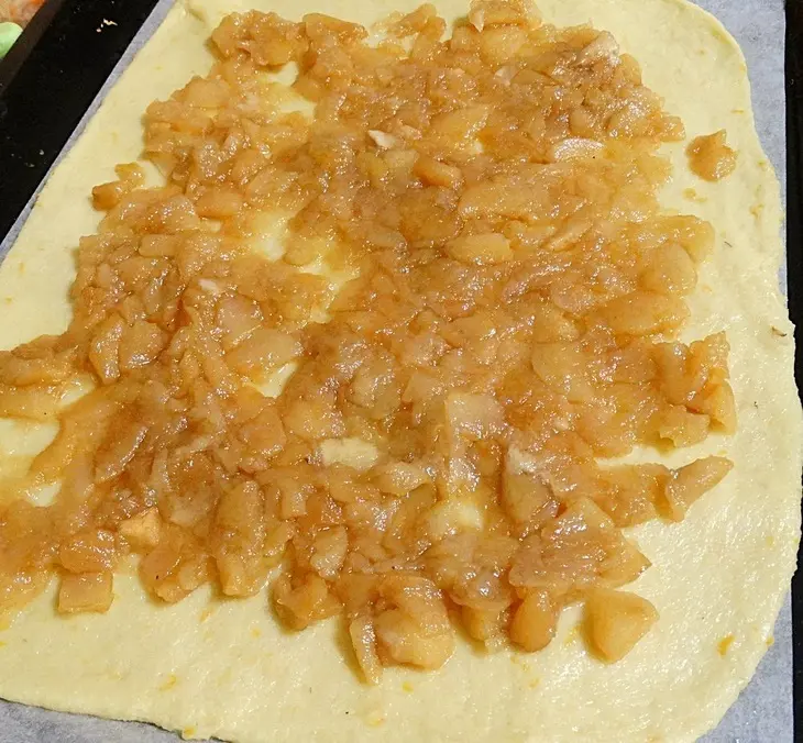 Яблочный пирог из крупчатки.: шаг 5