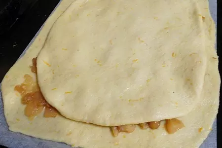 Яблочный пирог из крупчатки.: шаг 6
