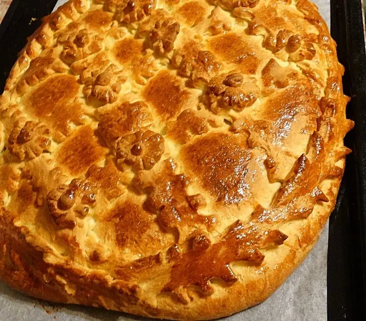 Яблочный пирог из крупчатки.: шаг 8