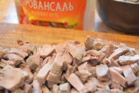 Салат "молчание ягнят": шаг 3