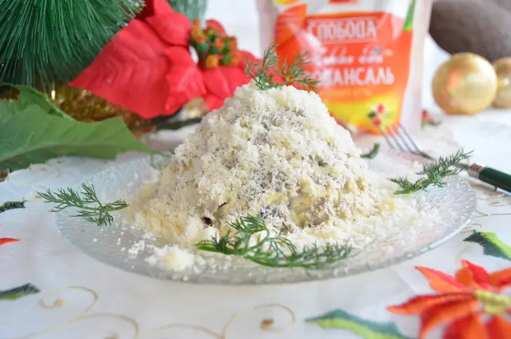 Салат "молчание ягнят": шаг 5