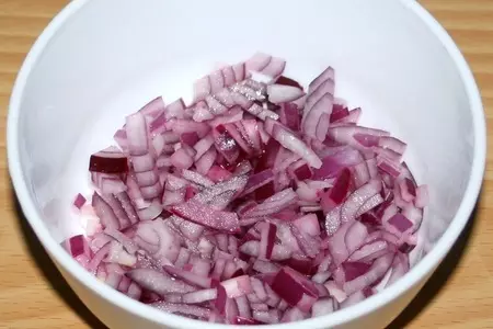 Волованы с мясным салатом: шаг 6