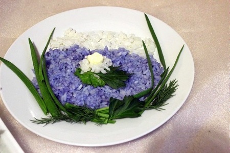Нежная курочка с чесноком и травами с рисом или ужин для маленькой привереды.: шаг 8