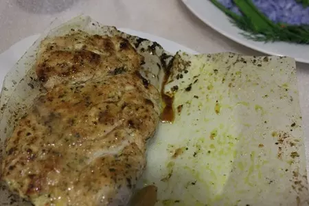 Нежная курочка с чесноком и травами с рисом или ужин для маленькой привереды.: шаг 9