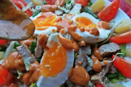 Салат с куриным филе и овощами: шаг 9