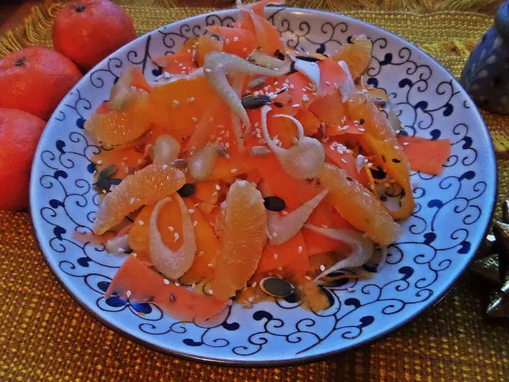 Морковка с тыквой под майонезным соусом: шаг 5