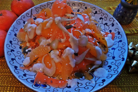 Морковка с тыквой под майонезным соусом: шаг 7